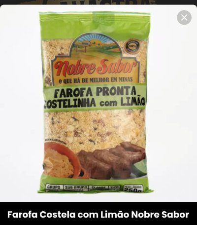 Farofa costelinha com limão